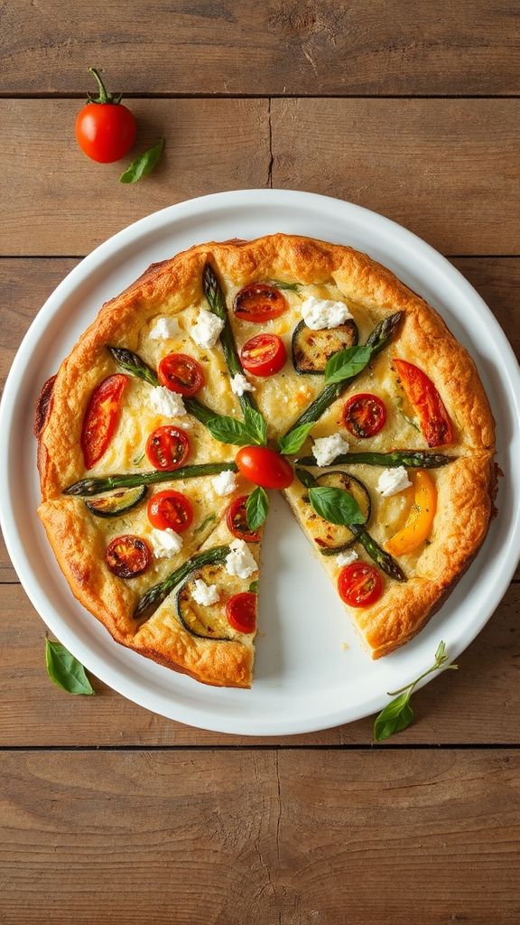 oven baked frittata grilled vegetables