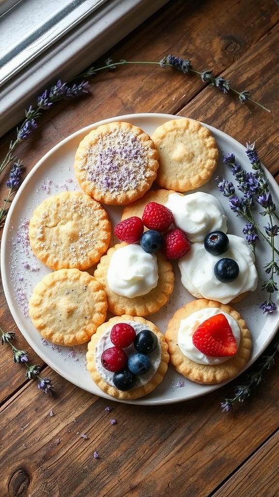 pacific lavender shortbread infusions