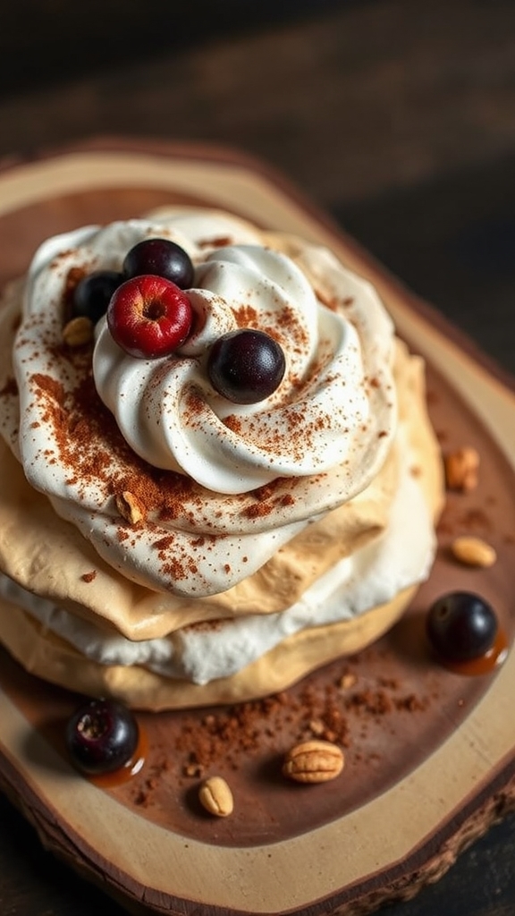 pacific northwest cappuccino pavlova