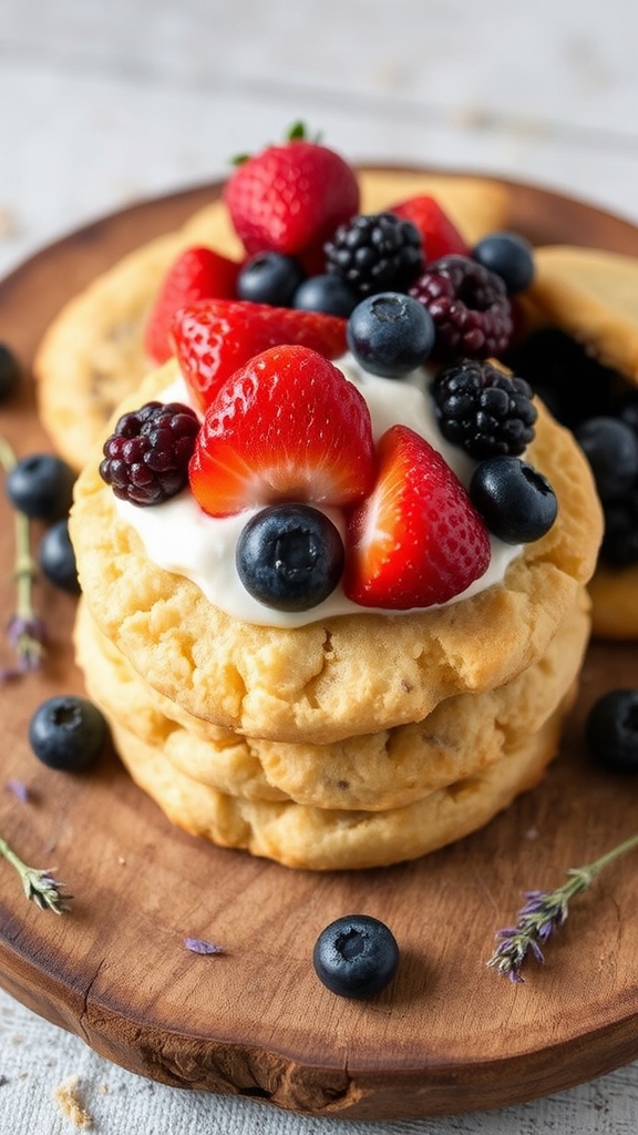pacific northwest lavender shortbread