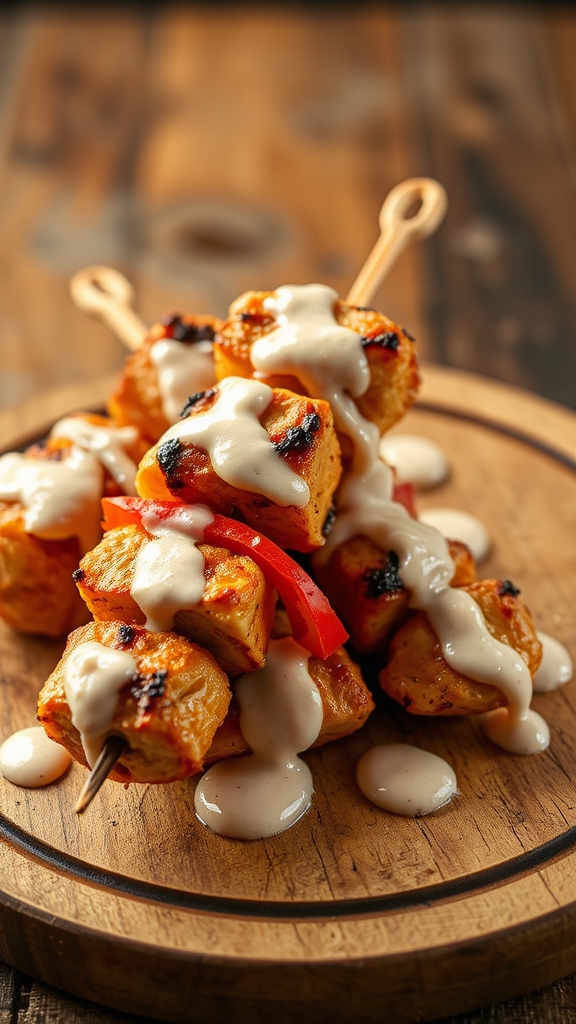 pair skewers with beer