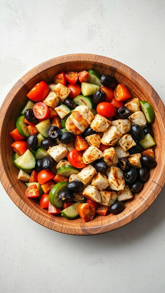 paleo greek chicken salad