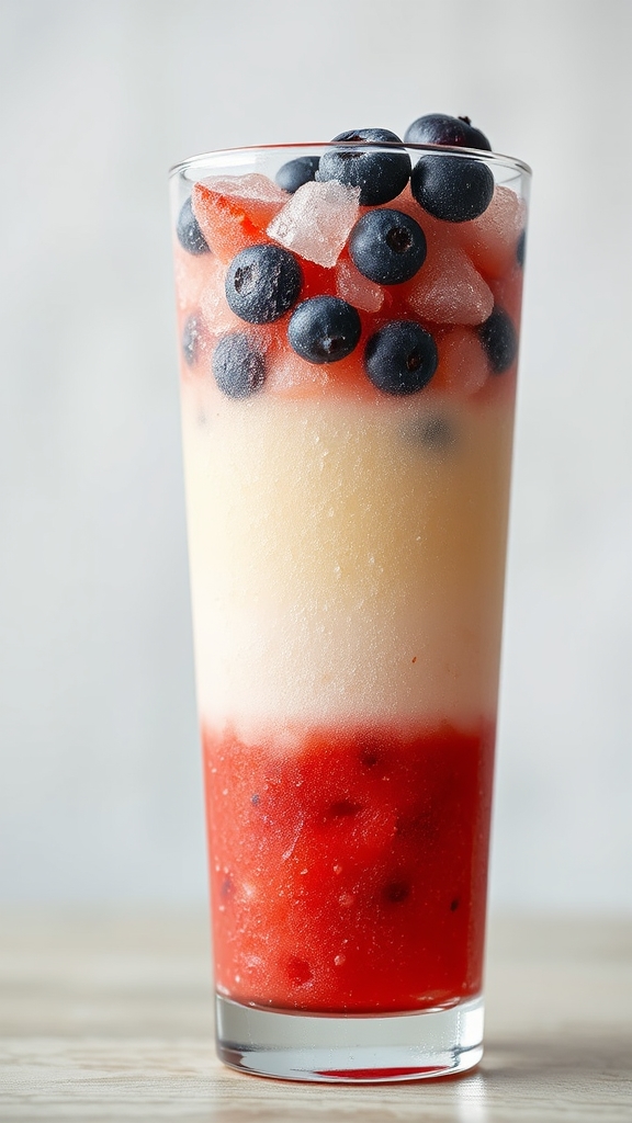 patriotic american frozen lemonade