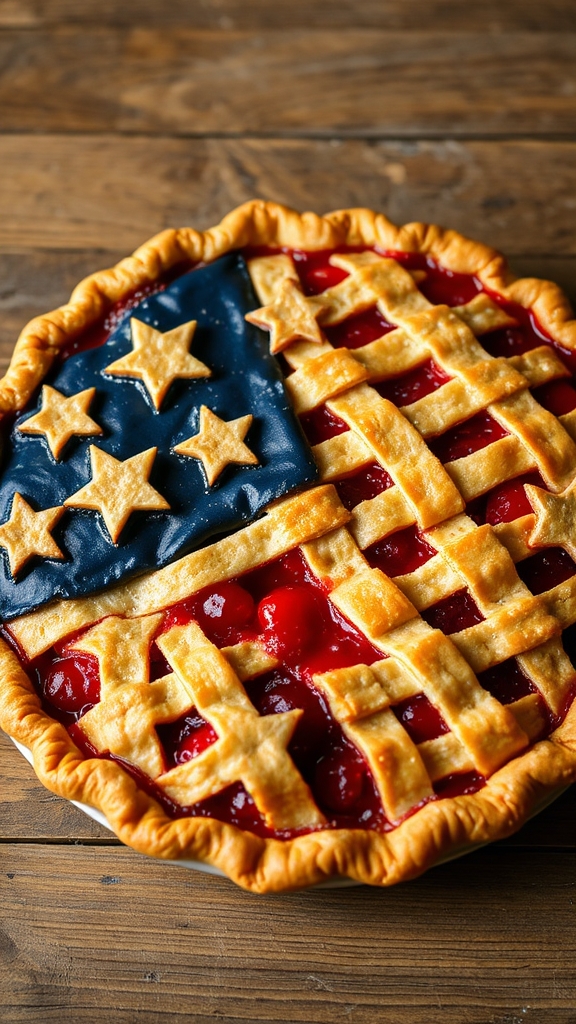 patriotic michigan cherry pie