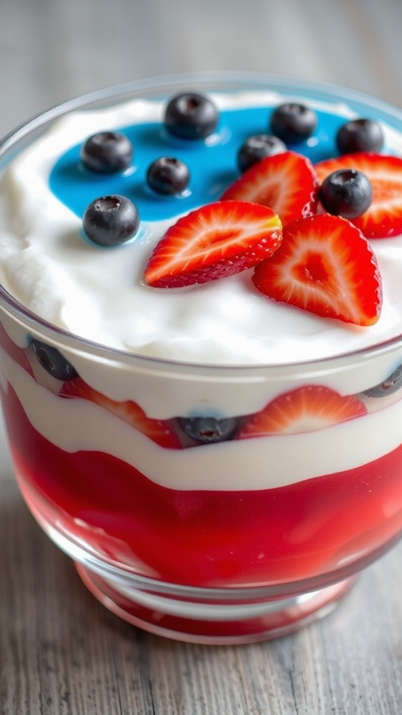 patriotic red white blue