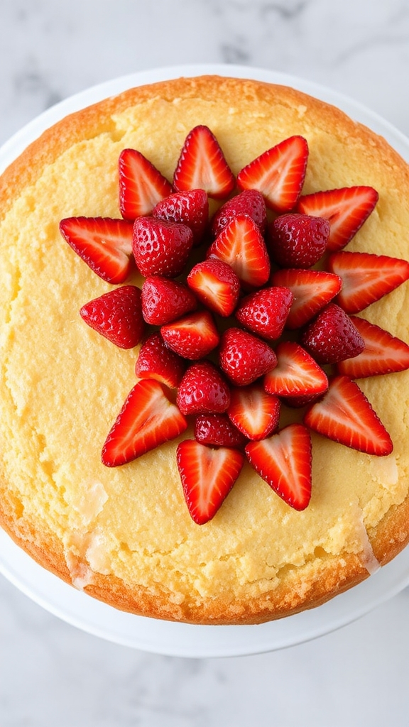 patriotic summer fruit cake
