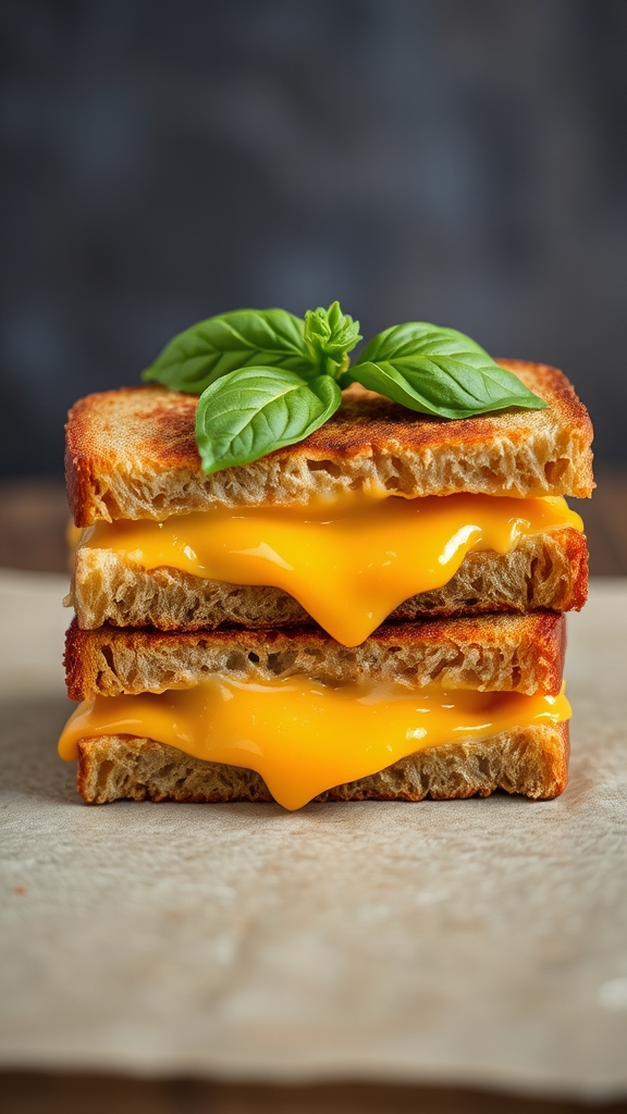 peach butter grilled cheese delight