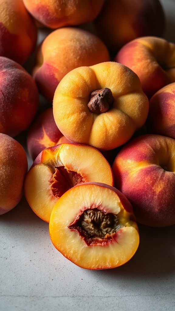 peach flesh skin varieties