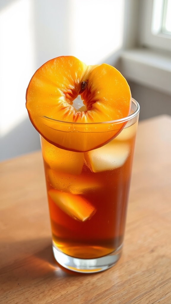 peach slice visual enhancement