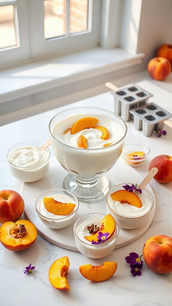 peach yogurt variations explored