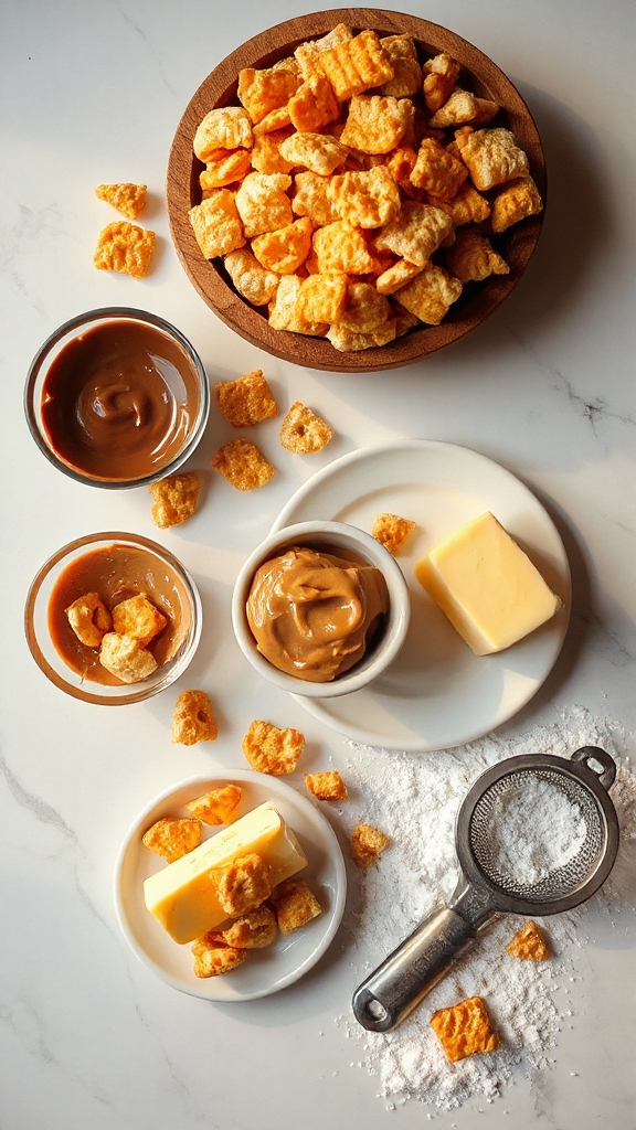 peanut butter chocolate cereal treat