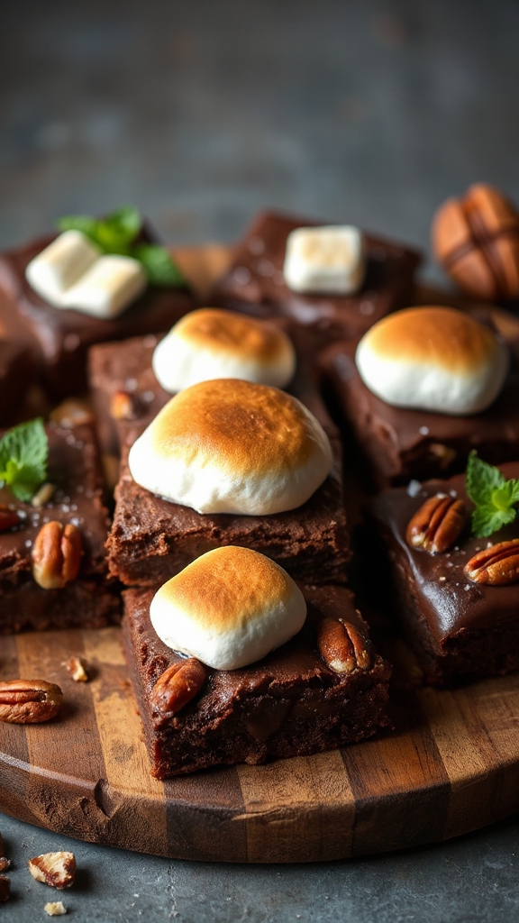 pecan infused southern brownies