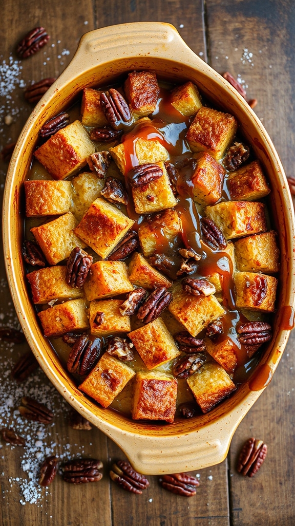 pecan pie bread pudding
