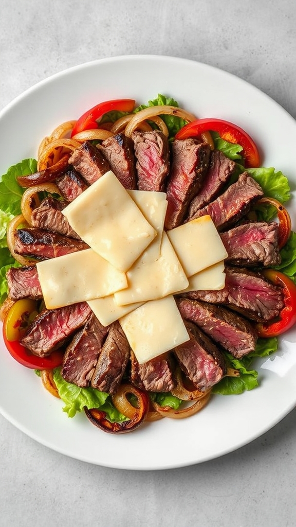 pennsylvania ribeye cheesesteak salad