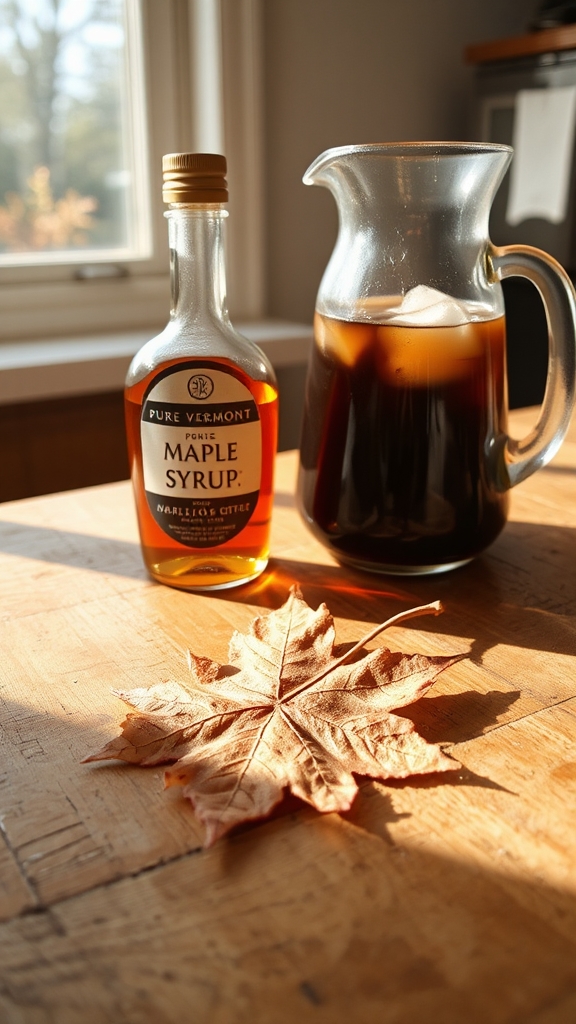 perfect maple coffee balance