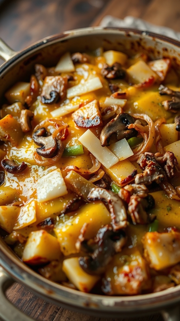 philly cheesesteak potato fusion