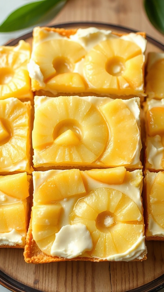 pineapple cream cheese bars