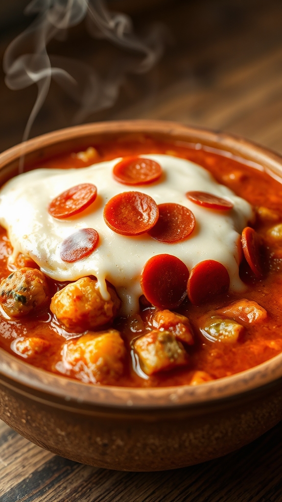 piping hot mozzarella chianti