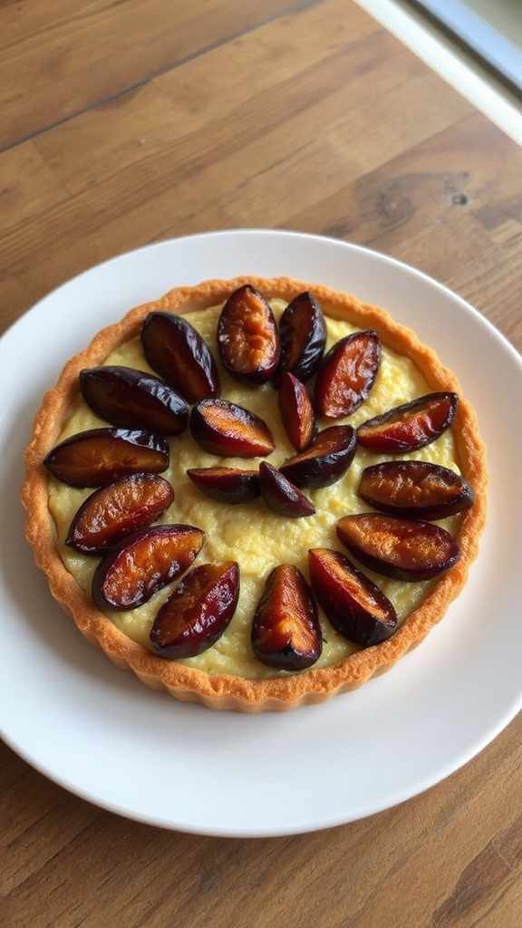 plum almond tart recipe