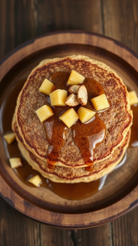 poi pancakes macadamia syrup