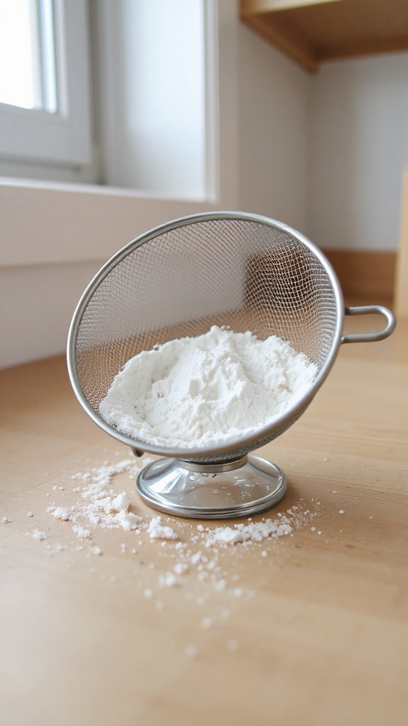 powdered sugar enhances mousse