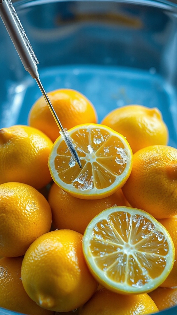 precise lemon freezing safety