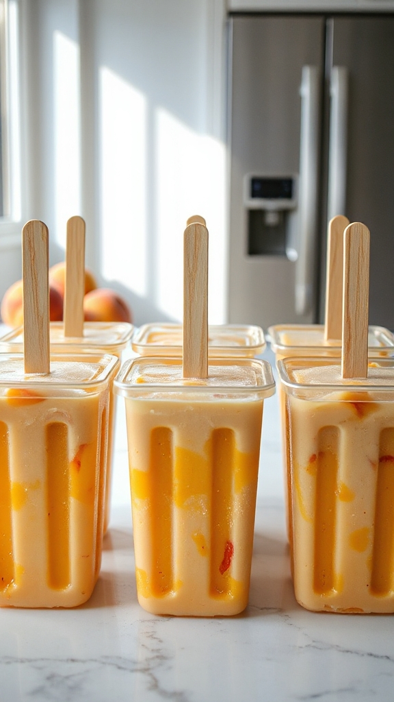 precise peach freezing steps
