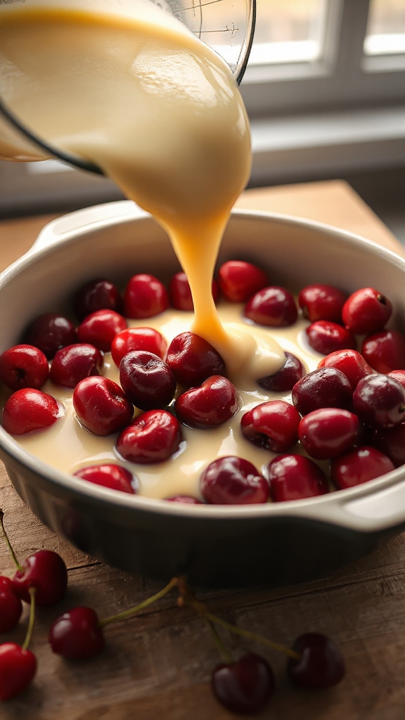 preheat oven whisk batter