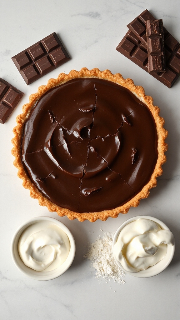 premium chocolate pie essentials