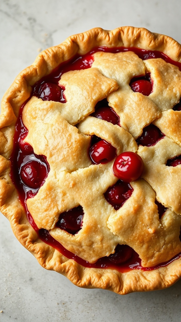 prepare cherry pie filling