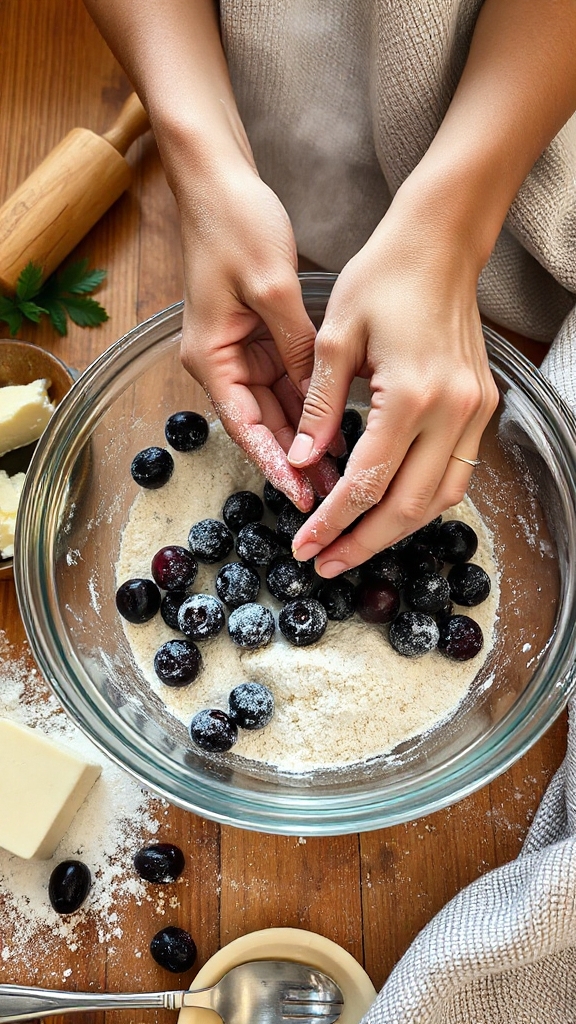 prepare dough and filling