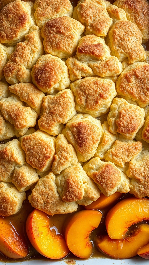 prepare peach cobbler delight