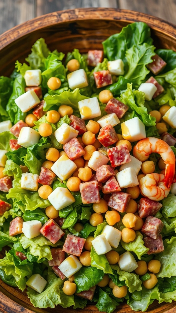 prepare seafood boil salad