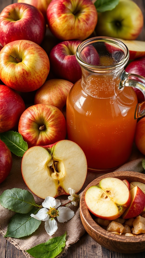 pressed apples malic essence