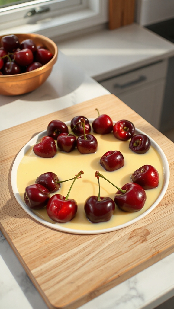 prevent cherries from sinking