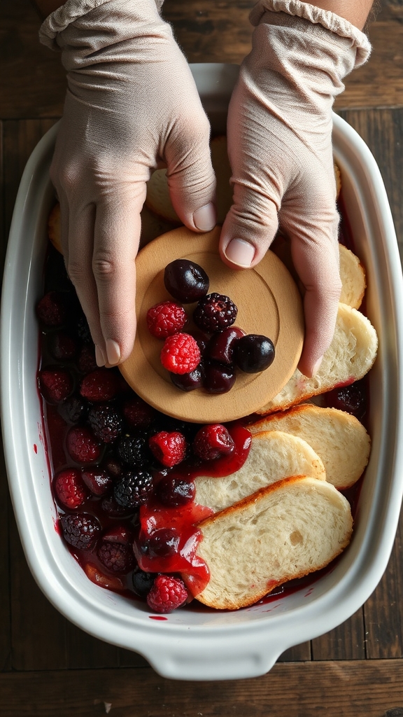 prevent soggy pudding layers