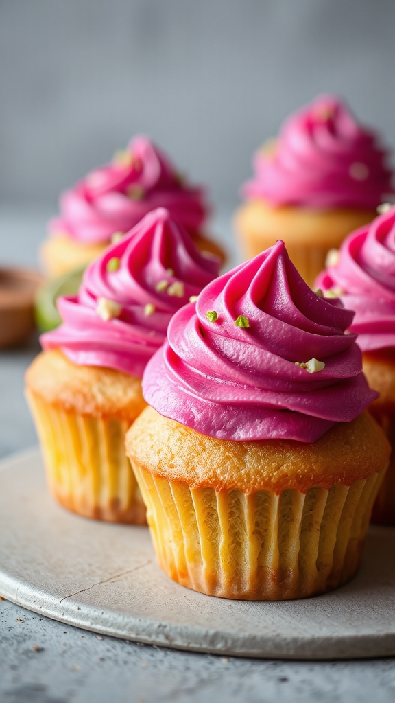 prickly pear cupcake variations