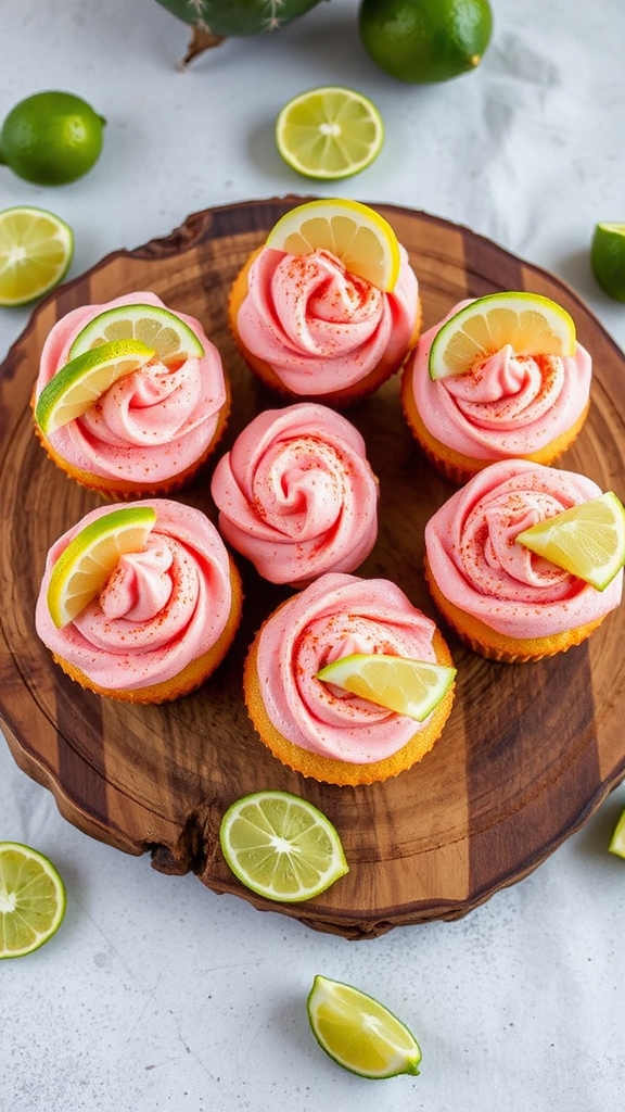 prickly pear margarita cupcakes