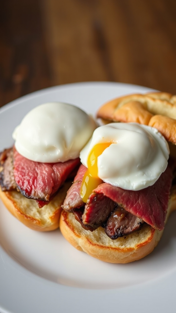prime rib eggs benedict