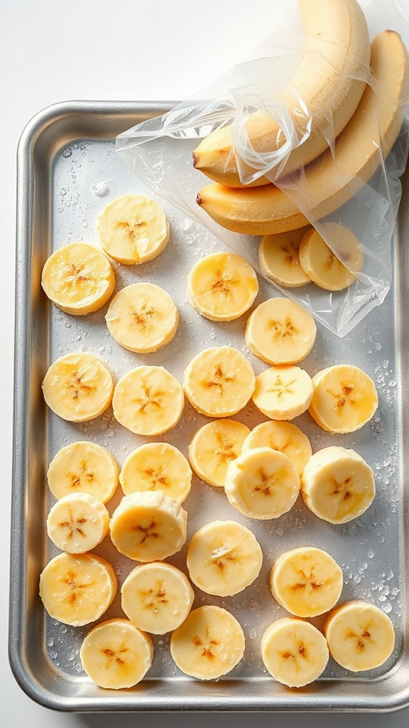 protect frozen banana texture