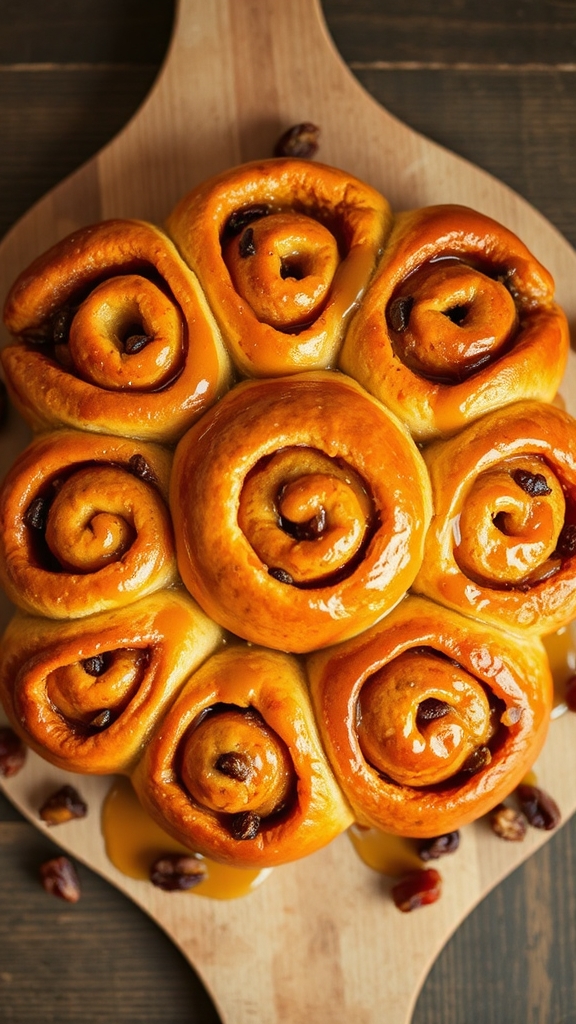 pumpkin spice sticky buns