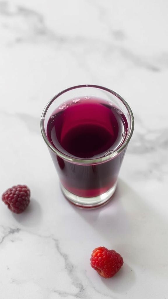 purple hooter raspberry shot