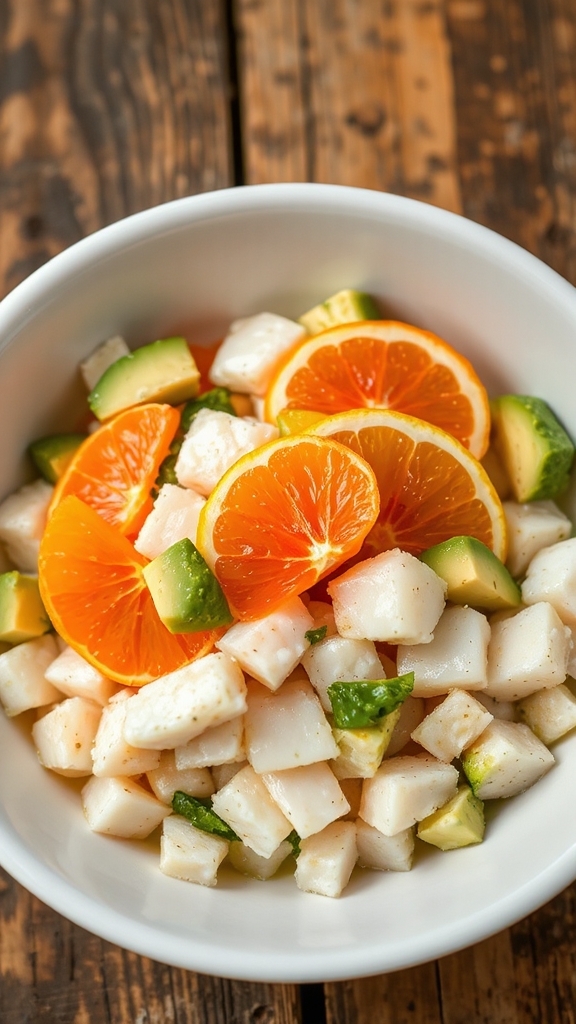 quail ceviche with citrus