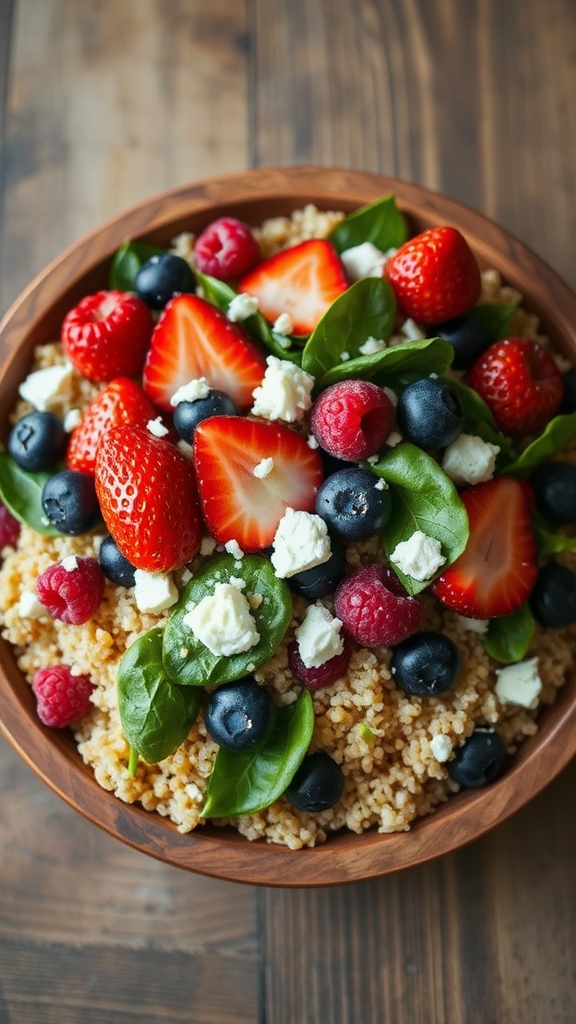 quinoa berry salad essentials