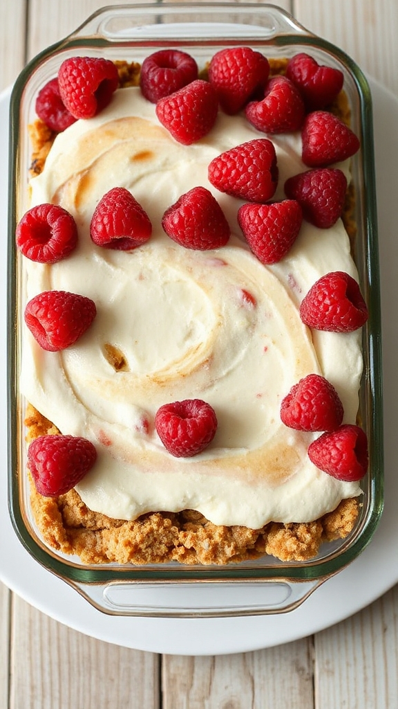 raspberry cheesecake layered washington