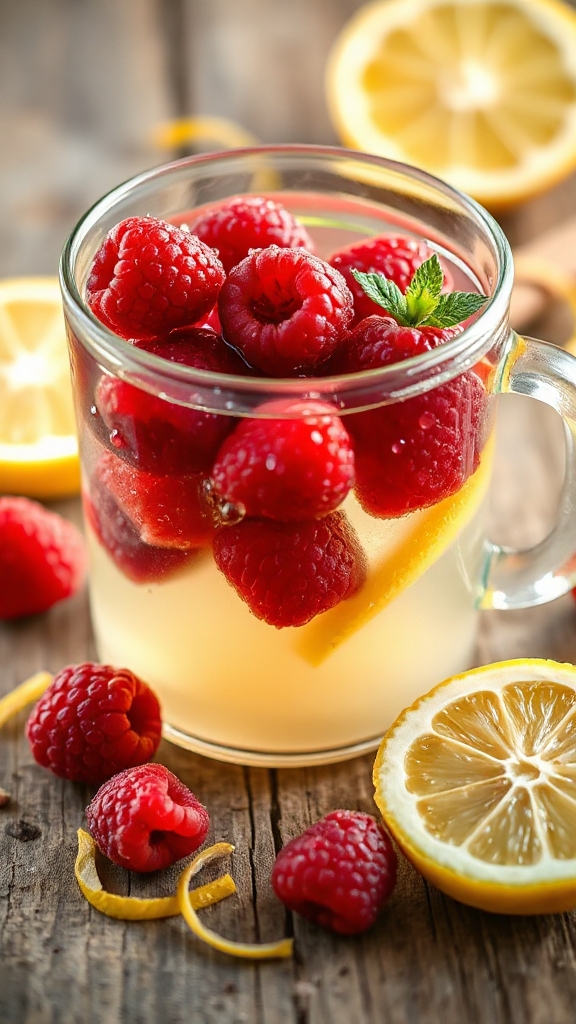 raspberry infused beverage ideas