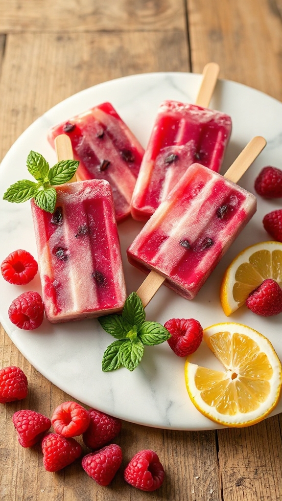 raspberry popsicle pairing ideas