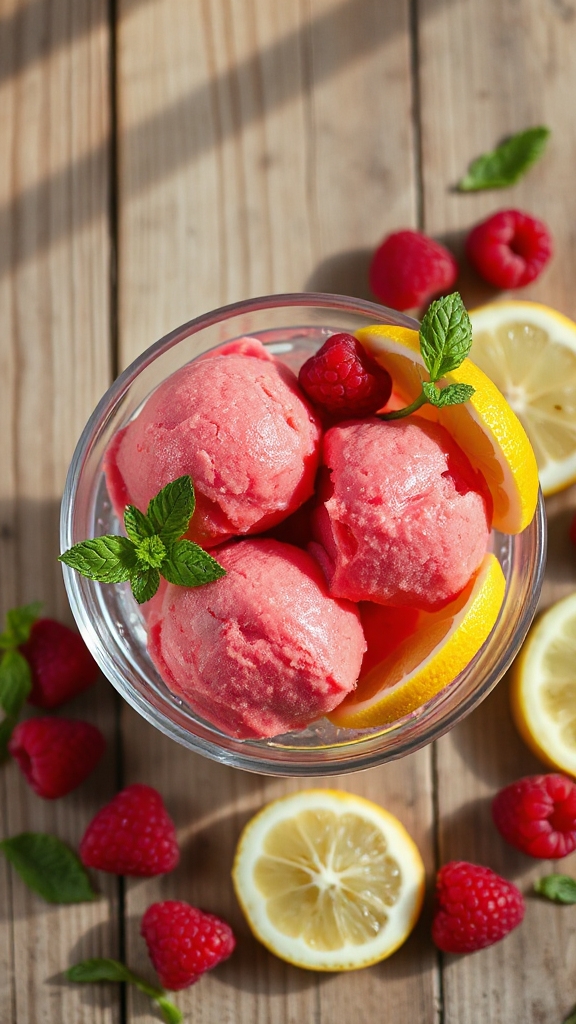 raspberry sorbet wine pairings