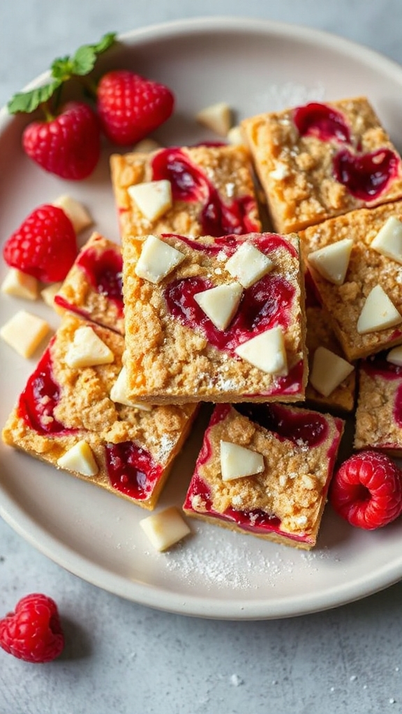 raspberry white chocolate bar