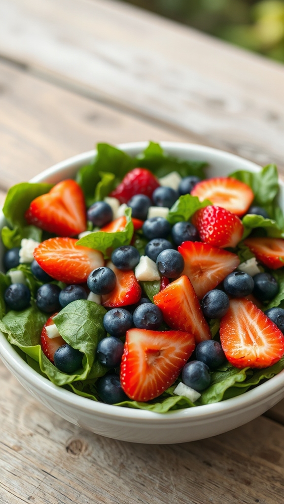 red white blue salad
